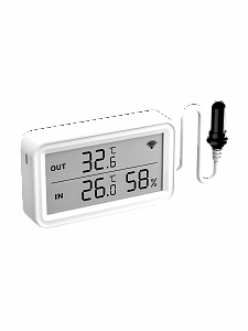 Умный Wi-Fi датчик температуры и влажности Орбита OT-HOS23